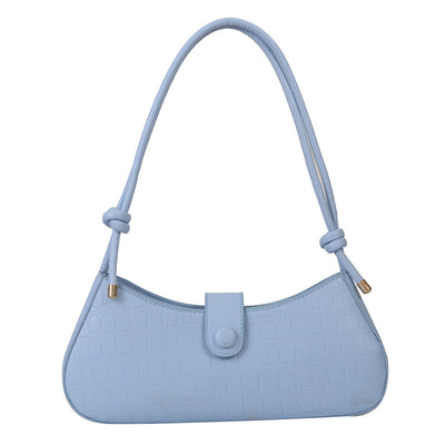 Bolso de Hombro Minimalista con Patrón de Piedra - Image 9