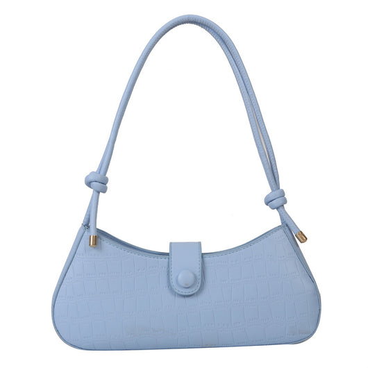 Bolso de Hombro Minimalista con Patrón de Piedra - Image 9
