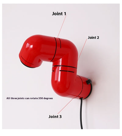 Lámpara de Pared Futurista con Tuberías de Agua para Salón y Dormitorio - Image 25