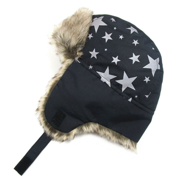 Gorro Infantil Lei Feng con Forro Polar para Otoño e Invierno