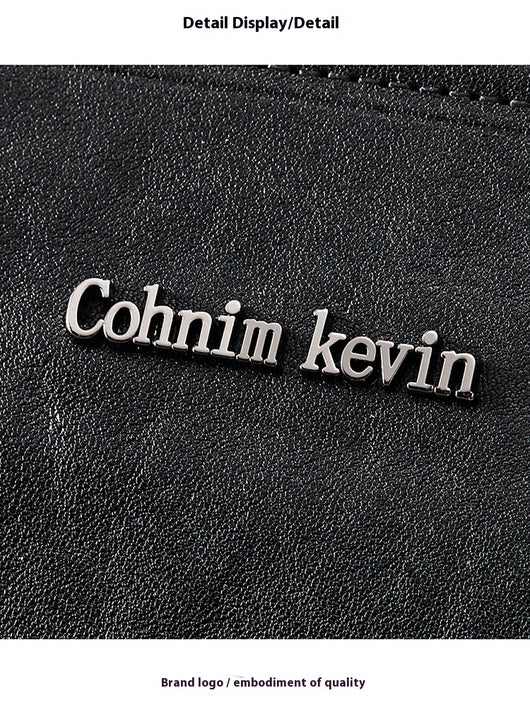 Bolso Mensajero de Cuero Personalizado para Hombre - Image 3