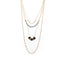 Vintage Multi-layered Ladies Necklace Sweater Dorado