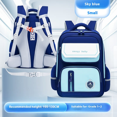 Mochila Escolar Ergonómica con Protección de Columna y Tela Impermeable - Image 9