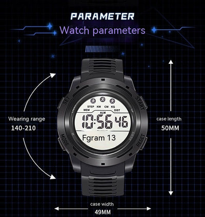 Reloj Electrónico Multifuncional Estilo Coreano para Hombre - Image 5