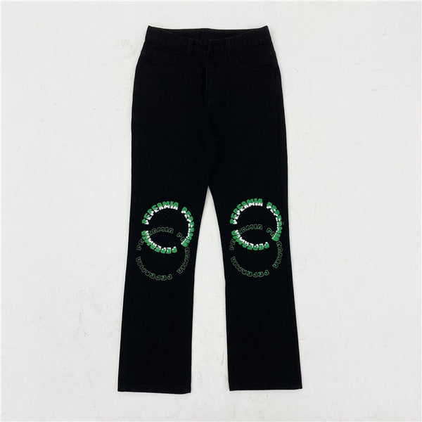 Pantalones Jeans Hombre Rectos Sueltos Pierna Ancha - Image 6