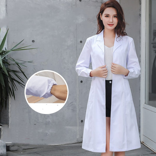 Bata Médica Blanca Profesional para Enfermeras y Doctoras - Image 5