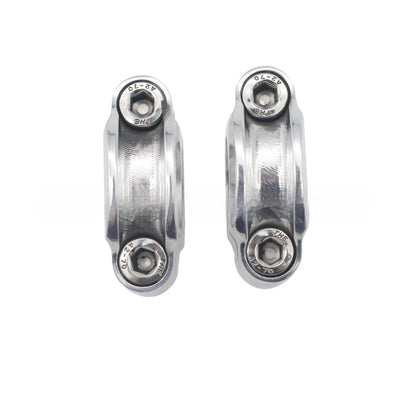 Manillar Universal de Diámetro Ajustable para Motos - Acabado Plateado - Image 4