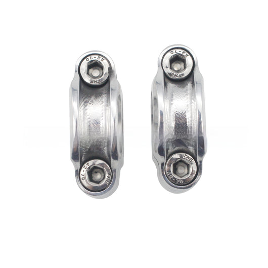 Manillar Universal de Diámetro Ajustable para Motos - Acabado Plateado - Image 4