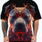 Camiseta Estampada 3D con Diseños de Animales