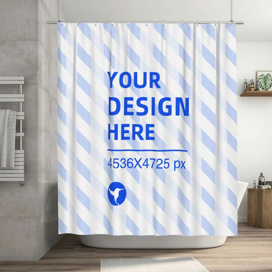 Cortina de Baño Impermeable Secado Rápido 72x72 Pulgadas