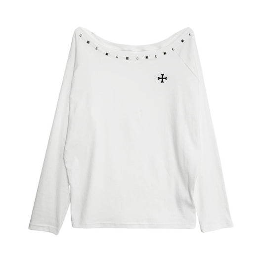 Blusa Holgada de Manga Larga con Hombro Descubierto Premium - Image 5