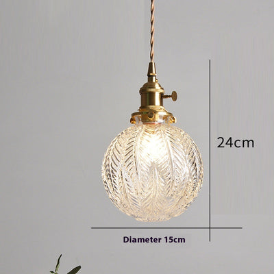 Lámpara Colgante Vintage de Vidrio LED para Café, Sala y Comedor - Image 9