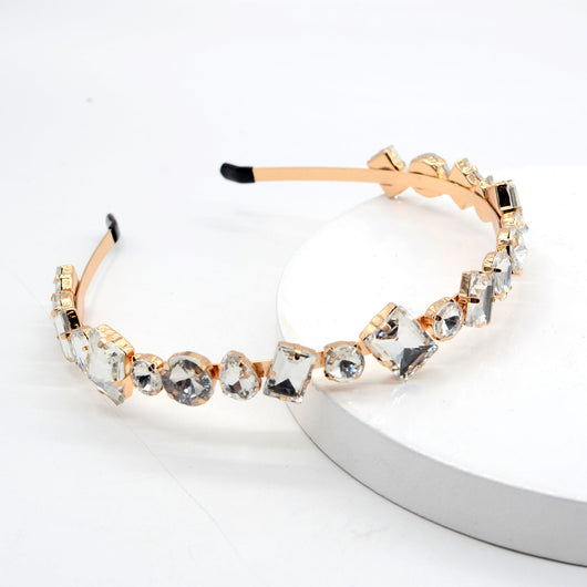 Diadema de Cristal Coreana con Pedrería Brillante - Image 5