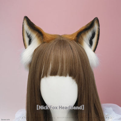 Diadema Peluche con Orejas de Animales - Accesorios para el Cabello