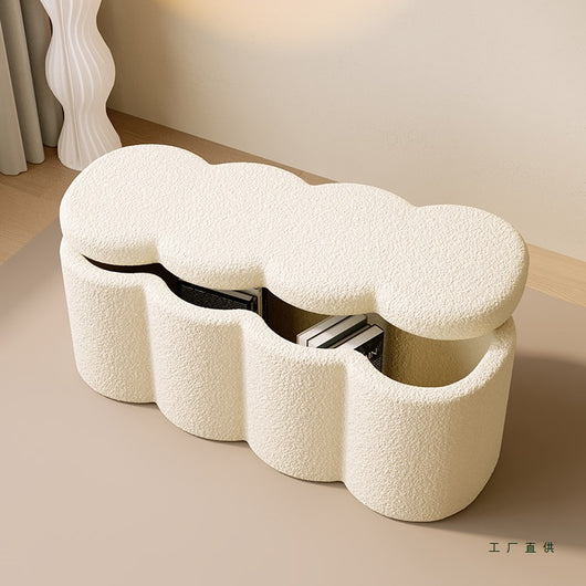 Puf Organizador Multifuncional para Sala de Estar