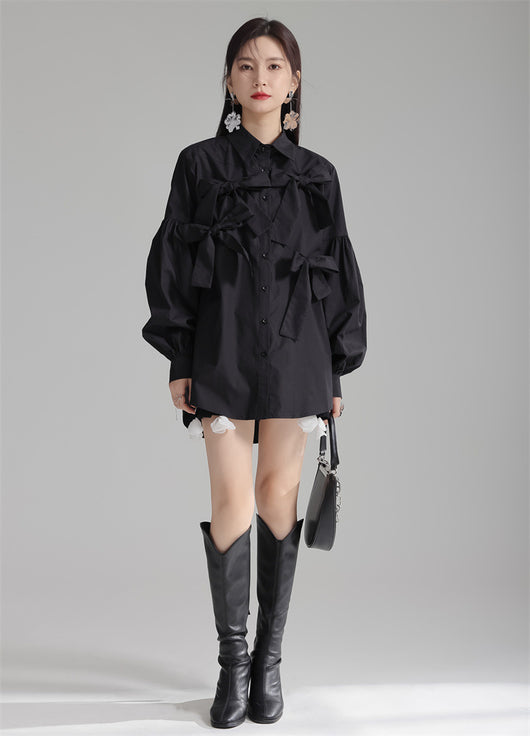 Blusa Blanca con Moño para Mujer - Image 18