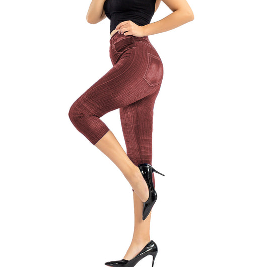 Jeans Slim Fit Levanta Glúteos con Estampado y Tela Elástica - Image 20