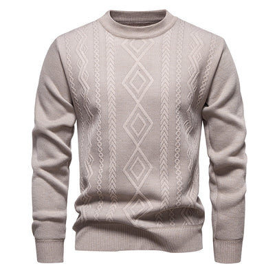 Suéter Tejido Cuello Redondo Cálido y Casual para Hombre - Image 9