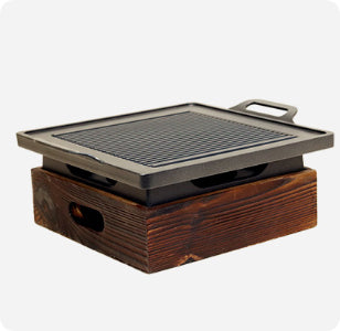 Parrilla Coreana sin Humo con Base de Madera - Image 7