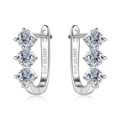 Aretes de Moissanita para Mujer - Elegancia y Sofisticación - Image 5