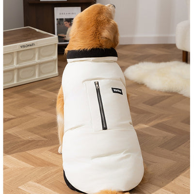 Chaleco Acolchado para Perros Grandes - Ropa de Invierno con Bolsillos - Image 28