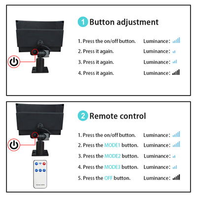 Foco Solar LED Inteligente Exterior 106LED - Sensor Movimiento, Control Remoto, 3 Modos - Image 7