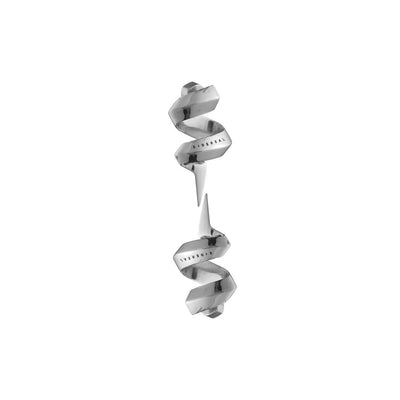 Aretes de Plata Espiral con Púas para Hombre - Image 5