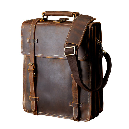 Mochila de Cuero Genuino Premium - Estilo Casual Resistente - Image 5