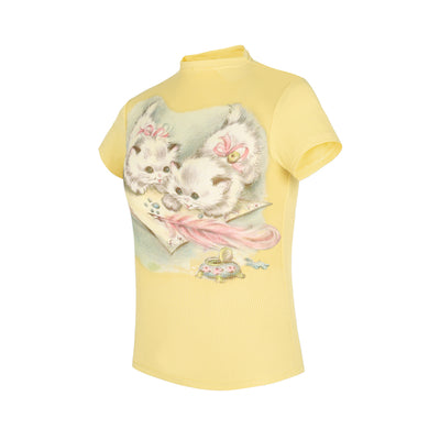 Playera para Gato con Estampado de Tinta Blanca sin Pegamento - Tres Colores - Image 3