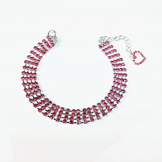 Collar de Strass para Mascotas con Cadena de Corazones - Perros y Gatos - Image 14