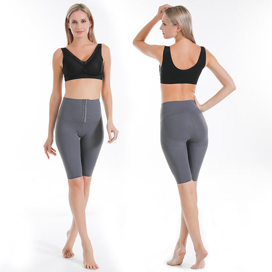 Pantalones Moldeadores de Cuerpo con Cintura y Caderas Abotonadas - Image 3