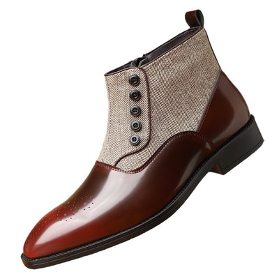 Zapatos Formales Vintage Estilo Británico en Cuero para Hombre - Image 5