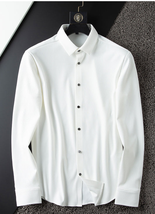 Camisa Blanca Ejecutiva sin Planchado Anti-arrugas - Image 11
