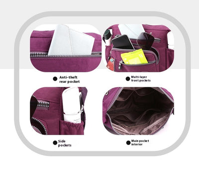 Bolsa Mensajero de Hombro Grande con Capacidad Expandible para Viajes - Image 16