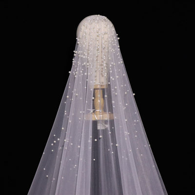 Diadema Nupcial de Perlas Coreana Extralarga - Image 4
