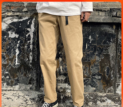 Pantalones Overol de Algodón con Hebilla Retro para Hombre - Image 5
