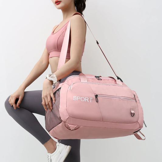 Mochila Deportiva Multifunción con Compartimento para Zapatos - Bolsa de Viaje Impermeable Unisex - Image 2