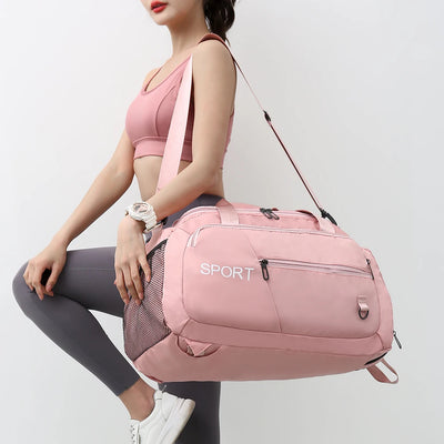 Mochila Deportiva Multifunción con Compartimento para Zapatos - Bolsa de Viaje Impermeable Unisex - Image 2