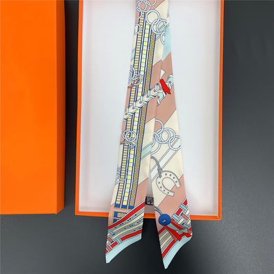 Pañuelo de Seda Profesional Reversible para Mujer - Image 10