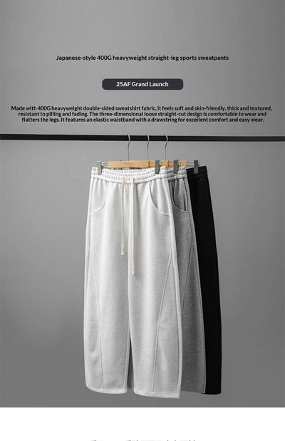 Pantalones Casuales Holgados de Pierna Recta para Hombre - Image 9