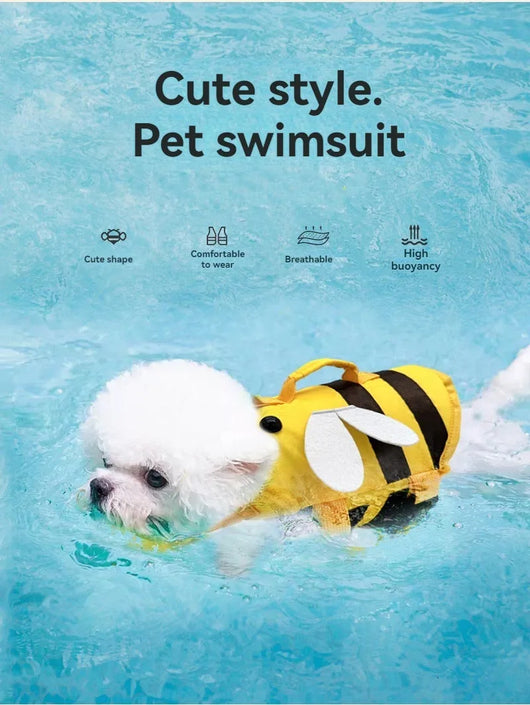 Chaleco Salvavidas para Perros con Reflectantes - Traje de Baño Seguro para Mascotas - Image 7