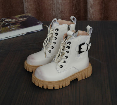 Botas Martin Infantiles de Cuero Genuino - Estilo Británico Clásico - Image 7