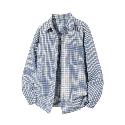 Camisa de Cuadros Manga Larga Tallas Grandes para Hombre - Image 5