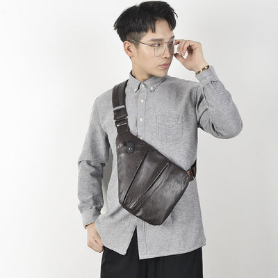 Bolsa Messenger Deportiva Antirrobo para Hombre - Diseño Moderno de Una Bandolera