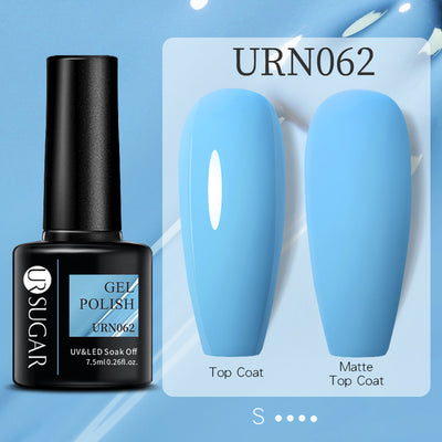 Esmalte de Uñas Gel Brillo Negro, Blanco y Rojo Efecto Mate - Image 29