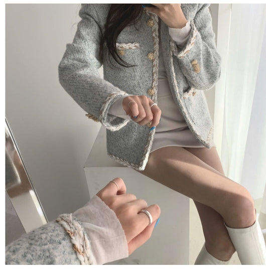 Chaqueta Acolchada de Tweed con Múltiples Bolsillos - Image 13
