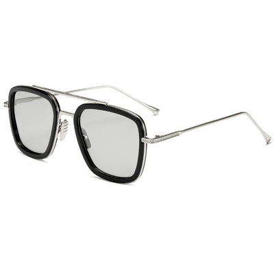 Gafas de Sol Cuadradas Metal para Hombre - Estilo Moderno Iron - Image 21