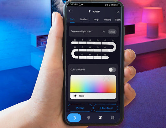 Luz Inteligente Wifi Graffiti con Bluetooth para TV y Ambiente - Image 14