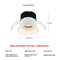 Warm Light 3000K White 7W Hole 75mm Corui