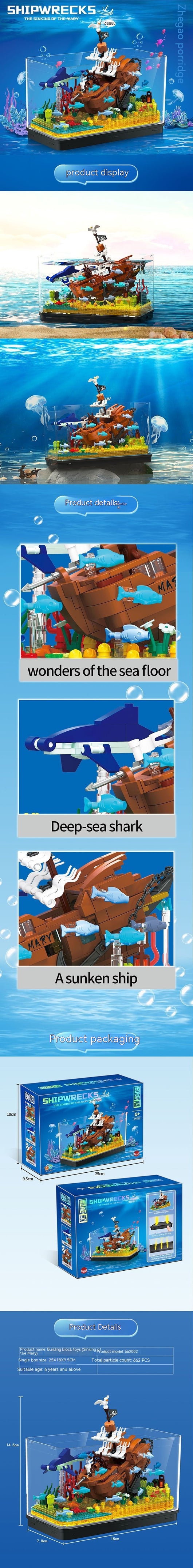 Bloques Constructores de Acuario Luminoso con Adornos Decorativos - Image 11